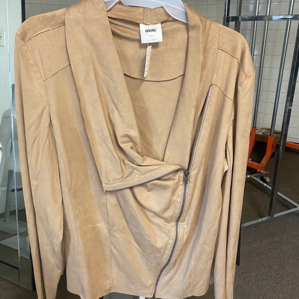Tan suede jacket